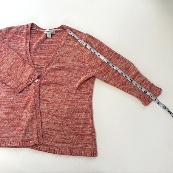 Coldwater Creek 3/4 Sleeve Cardigan in Pink XL - Picture 10 of 12